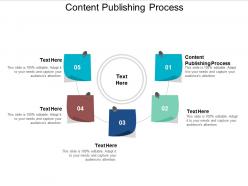 Content publishing process ppt powerpoint presentation outline design ideas cpb