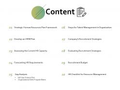 Content Recruitment Strategies Ppt Powerpoint Presentation File Structure