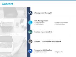 Content risk management business impact analysis c292 ppt powerpoint presentation file inspiration