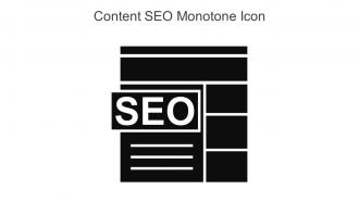 Content SEO Monotone Icon In Powerpoint Pptx Png And Editable Eps Format
