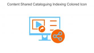 Content Shared Cataloguing Indexing Colored Icon In Powerpoint Pptx Png And Editable Eps Format