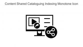 Content Shared Cataloguing Indexing Monotone Icon In Powerpoint Pptx Png And Editable Eps Format