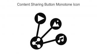 Content Sharing Button Monotone Icon In Powerpoint Pptx Png And Editable Eps Format