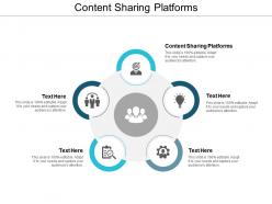 Content sharing platforms ppt powerpoint presentation file information cpb