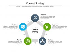 Content sharing ppt powerpoint presentation infographics diagrams cpb