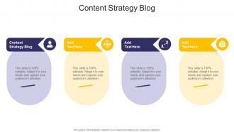 Content Strategy Blog In Powerpoint And Google Slides Cpb