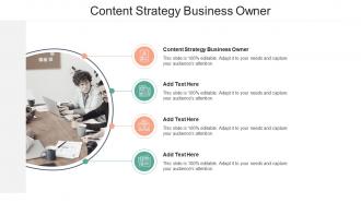 Content Strategy Business Owner In Powerpoint And Google Slides Cpb