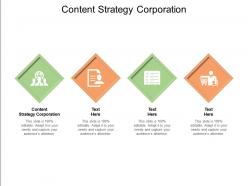 Content strategy corporation ppt powerpoint presentation summary guide cpb