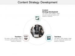 Content strategy development ppt powerpoint presentation gallery introduction cpb