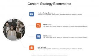 Content Strategy Ecommerce In Powerpoint And Google Slides Cpb