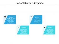 Content strategy keywords ppt powerpoint presentation slides themes cpb
