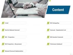 Content strategy map balanced scorecard n101 ppt powerpoint presentation aids