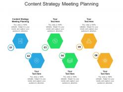 Content strategy meeting planning ppt powerpoint presentation file elements cpb