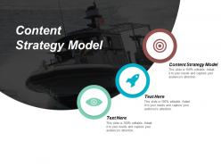 Content strategy model ppt powerpoint presentation file graphics cpb