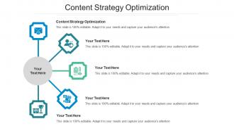 Content strategy optimization ppt powerpoint presentation outline tips cpb