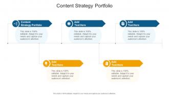 Content Strategy Portfolio In Powerpoint And Google Slides Cpb