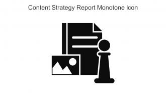 Content Strategy Report Monotone Icon In Powerpoint Pptx Png And Editable Eps Format