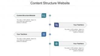Content structure website ppt powerpoint presentation pictures layout cpb
