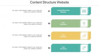 Content structure website ppt powerpoint presentation show file formats cpb