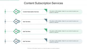 Content Subscription Services In Powerpoint And Google Slides Cpb