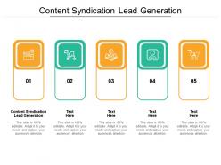 Content syndication lead generation ppt powerpoint presentation layouts ideas cpb