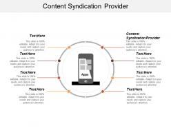 Content syndication provider ppt powerpoint presentation file introduction cpb