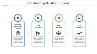 Content syndication tutorial ppt powerpoint presentation outline good cpb