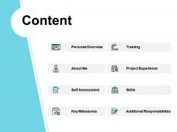 Content Training About Me Ppt Powerpoint Presentation File Themes