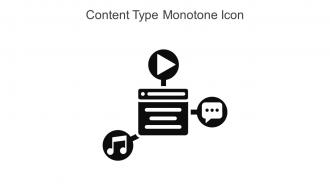 Content Type Monotone Icon In Powerpoint Pptx Png And Editable Eps Format
