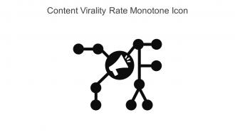 Content Virality Rate Monotone Icon In Powerpoint Pptx Png And Editable Eps Format