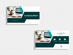 Content writer business card design template
