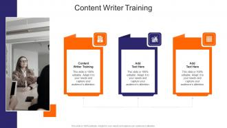 Content Writer Training In Powerpoint And Google Slides Cpb