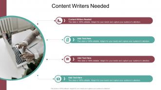 Content Writers Needed In Powerpoint And Google Slides Cpb
