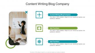Content Writing Blog Company In Powerpoint And Google Slides Cpb