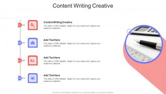 Content Writing Creative In Powerpoint And Google Slides Cpb
