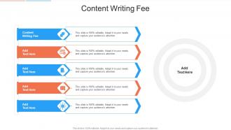 Content Writing Fee In Powerpoint And Google Slides Cpb