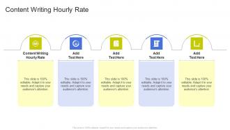 Content Writing Hourly Rate In Powerpoint And Google Slides Cpb
