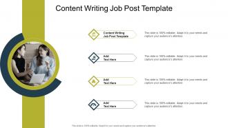Content Writing Job Post Template In Powerpoint And Google Slides Cpb