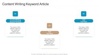 Content Writing Keyword Article In Powerpoint And Google Slides Cpb