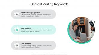 Content Writing Keywords In Powerpoint And Google Slides Cpb