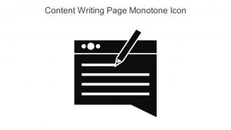 Content Writing Page Monotone Icon In Powerpoint Pptx Png And Editable Eps Format