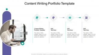 Content Writing Portfolio Template In Powerpoint And Google Slides Cpb
