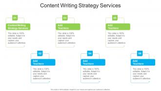Content Writing Strategy Services In Powerpoint And Google Slides Cpb