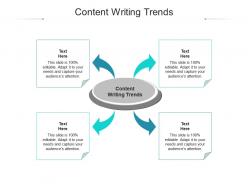 Content writing trends ppt powerpoint presentation slides format ideas cpb