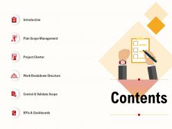 Contents breakdown structure ppt powerpoint presentation summary