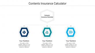 Contents insurance calculator ppt powerpoint presentation file model cpb