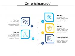 Contents insurance ppt powerpoint presentation professional examples cpb