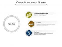 Contents insurance quotes ppt powerpoint presentation pictures template cpb