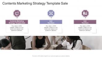 Contents Marketing Strategy Template Sale In Powerpoint And Google Slides Cpb