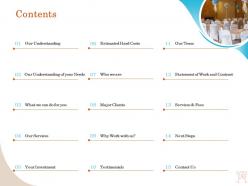 Contents our understanding ppt example file